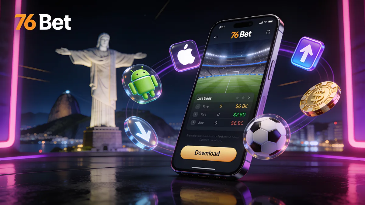 Cadastro pelo App da 76 bet — 76 bet no Brasil